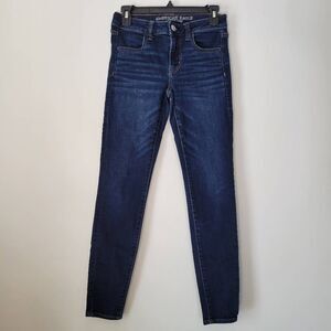 American Eagle Next Level Stretch Jegging Jeans Dark Wash Size 4 Regular